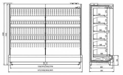 Горка универсальная Enteco master НЕМИГА П2 CUBE1 375 ВСн пристенная Горка универсальная Enteco master НЕМИГА П2 CUBE1 375 ВСн пристенная