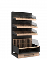 Пристенный стеллаж Евромаркет ХС0072 хлебный Пристенный стеллаж Евромаркет ХС0072 хлебный