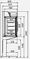 Холодильная витрина МХМ Милан ВХНп-2,5 Холодильная витрина МХМ Милан ВХНп-2,5