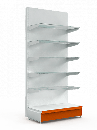 Стеллаж со стеклянными полками Евромаркет ПС0022 Стеллаж со стеклянными полками Евромаркет ПС0022