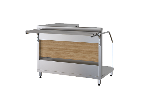 Прилавок кассовый (универсальный, левый/правый) МХМ ПК11 (1120мм) серия ШЕФ 1120 Прилавок кассовый (универсальный, левый/правый) МХМ ПК11 (1120мм) серия ШЕФ 1120