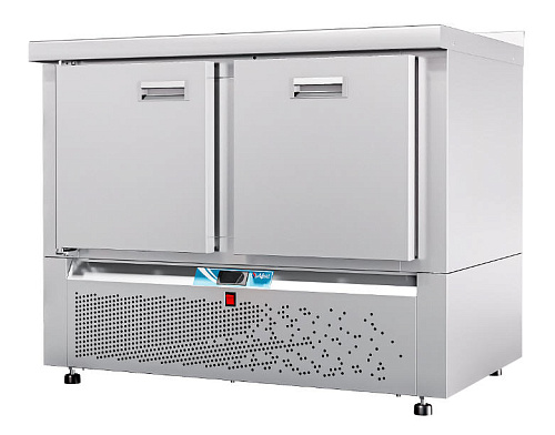 Стол холодильный среднетемпературный Abat СХС-70Н-01 (дверь, ящик 1) с бортом Стол холодильный среднетемпературный Abat СХС-70Н-01 (дверь, ящик 1) с бортом