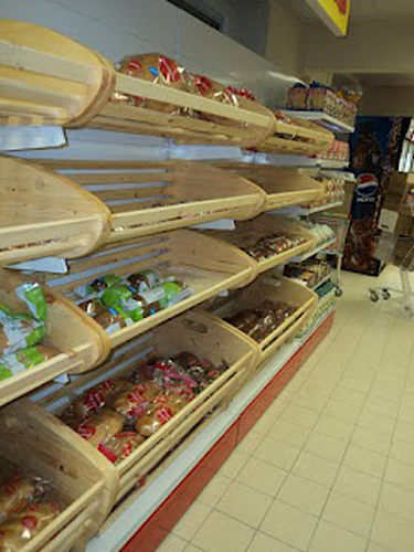 Пристенный стеллаж Евромаркет ХС0061 для хлеба, без фриза Пристенный стеллаж Евромаркет ХС0061 для хлеба, без фриза