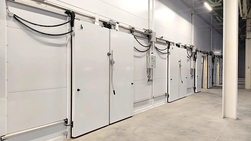 Откатные двустворчатые холодильные двери (ОДД) ПрофХолод Откатные двустворчатые холодильные двери (ОДД) ПрофХолод