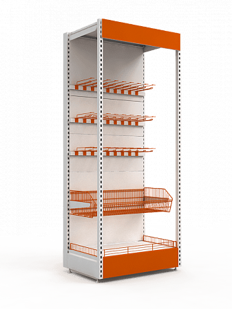 Пристенный стеллаж Евромаркет ПС00104 для кистей и валиков Пристенный стеллаж Евромаркет ПС00104 для кистей и валиков
