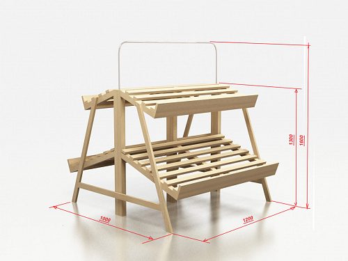 Овощной развал Евромаркет Ф004 двусторонний EM-02.104.000 СБ Овощной развал Евромаркет Ф004 двусторонний EM-02.104.000 СБ
