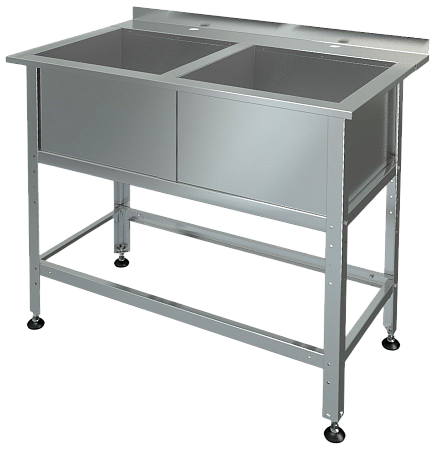 Мойка с бортом двухсекционная МХМ Мойка с бортом двухсекционная МХМ