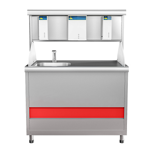 Прилавок-витрина для дезинфекции рук Abat ПВДР-70КМ Прилавок-витрина для дезинфекции рук Abat ПВДР-70КМ