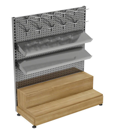 Прикассовая стойка Евромаркет Фасоль 2.0 СП001037 Прикассовая стойка Евромаркет Фасоль 2.0 СП001037