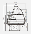 Холодильная витрина МХМ Илеть ВХСд-2,1 Холодильная витрина МХМ Илеть ВХСд-2,1