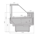 Холодильные витрины Brandford Aurora Slim SQ 190 Холодильные витрины Brandford Aurora Slim SQ 190