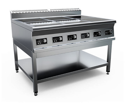 Профессиональная индукционная плита Rada P9G6/S на подставке Профессиональная индукционная плита Rada P9G6/S на подставке