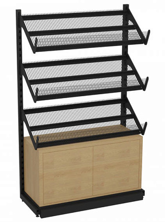 Стойка для овощей без задней стенки Евромаркет Овощной микс ПОН000007 Стойка для овощей без задней стенки Евромаркет Овощной микс ПОН000007