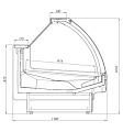 Холодильные витрины Brandford Aurora 190 рыба на льду self Холодильные витрины Brandford Aurora 190 рыба на льду self