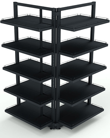 Модуль островной Евромаркет СВ0040 высокий, 2-х секционный Модуль островной Евромаркет СВ0040 высокий, 2-х секционный