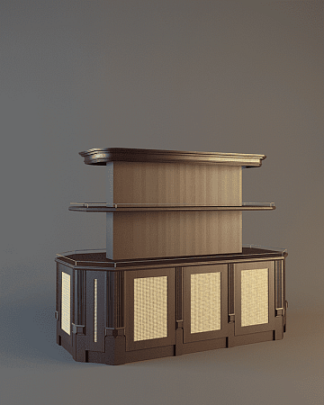 Островной винный стеллаж Евромаркет ОС00346 с накопителем LD 009 Островной винный стеллаж Евромаркет ОС00346 с накопителем LD 009