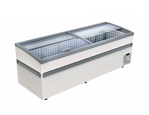 Морозильная бонета Bonvini BFG 1850 PH с гнутым стеклом Push Up Морозильная бонета Bonvini BFG 1850 PH с гнутым стеклом Push Up