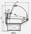 Холодильная витрина МХМ Илеть ВХСн-1,8 Холодильная витрина МХМ Илеть ВХСн-1,8
