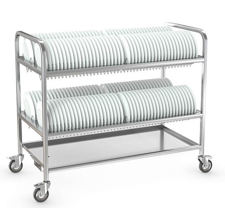 Тележка для тарелок Атеси ТТ-Л-2-1200.600-02 (ТТ-2) Тележка для тарелок Атеси ТТ-Л-2-1200.600-02 (ТТ-2)