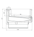 Холодильные витрины Brandford Aurora SQ 125 self Холодильные витрины Brandford Aurora SQ 125 self
