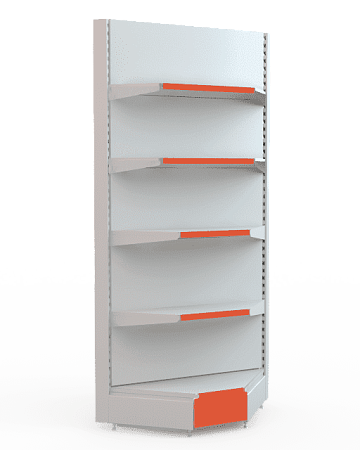 Угловой стеллаж Евромаркет УС0011 внутренний Угловой стеллаж Евромаркет УС0011 внутренний