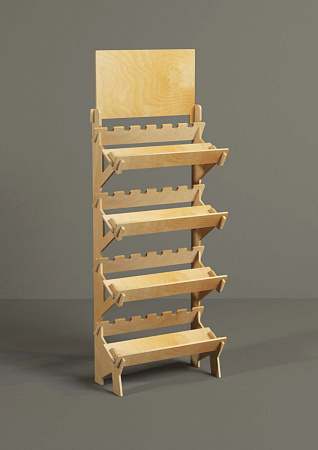 Напольная стойка Евромаркет ДВ00266 для винных бутылок A9912 Напольная стойка Евромаркет ДВ00266 для винных бутылок A9912