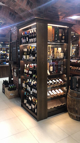 Винный шкаф Евромаркет ВШ0095 с держателями для винных бутылок LD 002 Винный шкаф Евромаркет ВШ0095 с держателями для винных бутылок LD 002