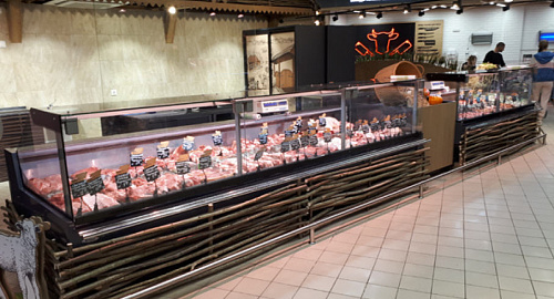 Холодильная витрина Enteco master НЕМИГА CUBE LUX 375 ВС с подъемными стеклами, выносной агрегат Холодильная витрина Enteco master НЕМИГА CUBE LUX 375 ВС с подъемными стеклами, выносной агрегат