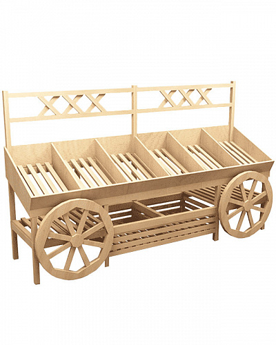 Стеллаж овощной Евромаркет Ф007 с накопителем EM-02.107.000 СБ Стеллаж овощной Евромаркет Ф007 с накопителем EM-02.107.000 СБ