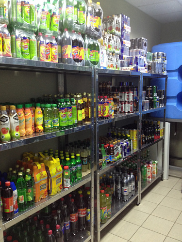 Стеллаж пристенный Евромаркет СА0088 с передней стойкой, без задней стенки Стеллаж пристенный Евромаркет СА0088 с передней стойкой, без задней стенки