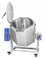 Котел пищеварочный электрический Abat КПЭМ-100-ОМР-В с функциями перемешивания и ручного опрокидывания Котел пищеварочный электрический Abat КПЭМ-100-ОМР-В с функциями перемешивания и ручного опрокидывания