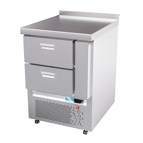 Стол холодильный среднетемпературный Abat СХС-70Н (ящики 1/2) с бортом Стол холодильный среднетемпературный Abat СХС-70Н (ящики 1/2) с бортом