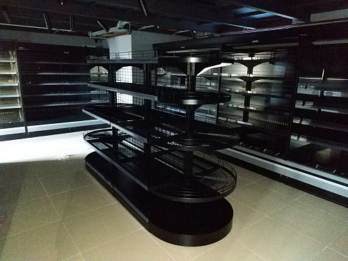 Стеллаж торцевой Евромаркет СС0055 полукруглый Стеллаж торцевой Евромаркет СС0055 полукруглый