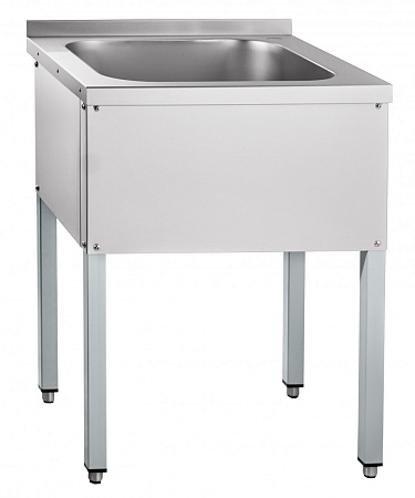 Ванна моечная односекционная Abat ВМП-6-1-5РЧ крашеный каркас Ванна моечная односекционная Abat ВМП-6-1-5РЧ крашеный каркас