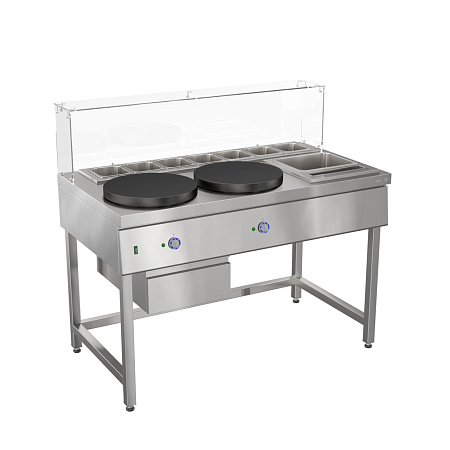 Блинная станция Атеси Лакомка БС-2.400-1350.750-02 Блинная станция Атеси Лакомка БС-2.400-1350.750-02