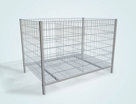 Манеж (стол) для распродаж Юнитрейд 1200х800 глубокий с регулируемым дном цинк Манеж (стол) для распродаж Юнитрейд 1200х800 глубокий с регулируемым дном цинк