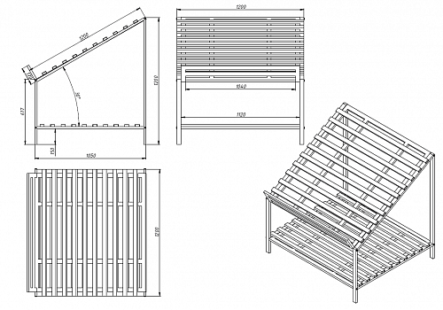Овощной развал Евромаркет ОР00326 металлический Овощной развал Евромаркет ОР00326 металлический