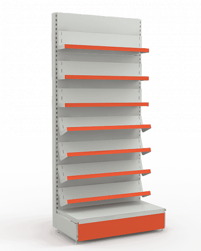 Пристенный стеллаж Евромаркет ПС00103 книжный Пристенный стеллаж Евромаркет ПС00103 книжный