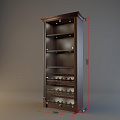 Винный шкаф Евромаркет ВШ0095 с держателями для винных бутылок LD 002 Винный шкаф Евромаркет ВШ0095 с держателями для винных бутылок LD 002