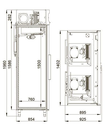 Холодильный шкаф Polair CC214-S Холодильный шкаф Polair CC214-S