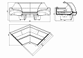 Холодильная витрина Enteco master НЕМИГА LUX УВ 90 ВС угловая Холодильная витрина Enteco master НЕМИГА LUX УВ 90 ВС угловая
