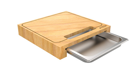 Доска разделочная ДР-400.400.70-02-ОГ Атеси Доска разделочная ДР-400.400.70-02-ОГ Атеси