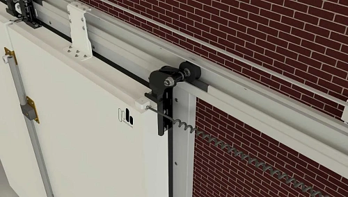 Откатные двустворчатые холодильные двери (ОДД) ПрофХолод Откатные двустворчатые холодильные двери (ОДД) ПрофХолод