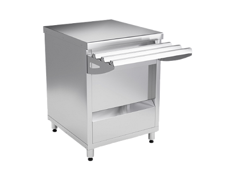 Прилавок нейтральный узкий без полок МХМ ПН6-У (630мм) серия ШЕФ 1120 Прилавок нейтральный узкий без полок МХМ ПН6-У (630мм) серия ШЕФ 1120