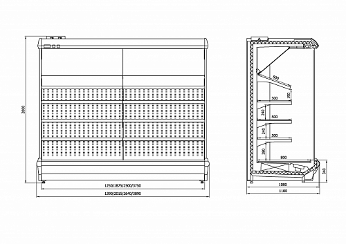 Горка фруктовая Enteco master НЕМИГА П1 250 ВВ пристенная Горка фруктовая Enteco master НЕМИГА П1 250 ВВ пристенная