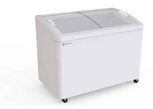 Морозильный ларь Bonvini BFB 1401 T с гнутым стеклом Морозильный ларь Bonvini BFB 1401 T с гнутым стеклом