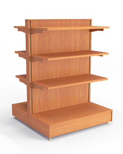 Стеллаж островной двухсторонний Евромаркет для вина и алкоголя Стеллаж островной двухсторонний Евромаркет для вина и алкоголя