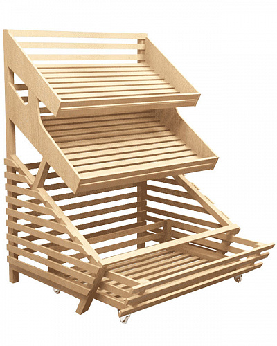 Пристенный хлебный стеллаж Евромаркет Б009 с выдвижным накопителем EM-02.203.000 СБ Пристенный хлебный стеллаж Евромаркет Б009 с выдвижным накопителем EM-02.203.000 СБ