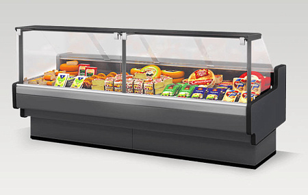 Холодильные витрины Brandford Aurora Slim SQ внешние self Холодильные витрины Brandford Aurora Slim SQ внешние self