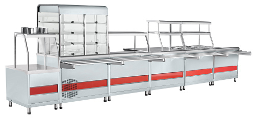 Прилавок-витрина тепловой Abat ПВТ-70КМ Прилавок-витрина тепловой Abat ПВТ-70КМ